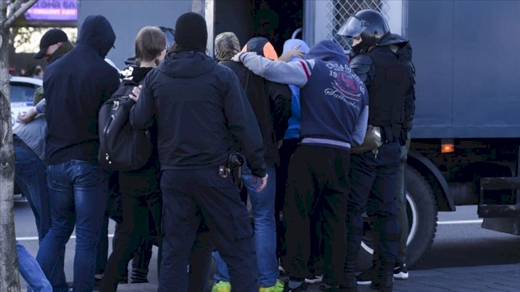Belarus'taki protestolarda 523 kişi gözaltına alındı