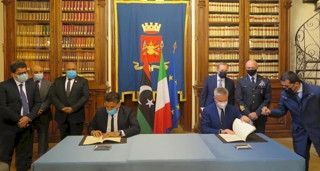 Libya ile İtalya arasında askeri iş birliği anlaşması imzalandı