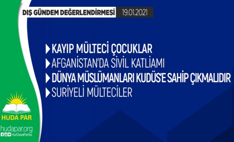 HÜDA PAR: Kayıp mülteci çocukların akıbeti endişe verici