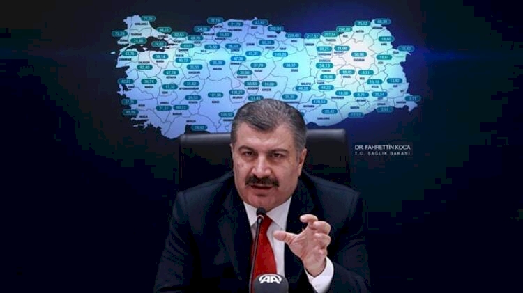 Bakan Koca bugünkü vaka sayısı ile vaka oranı en çok artan ve azalan illeri açıkladı