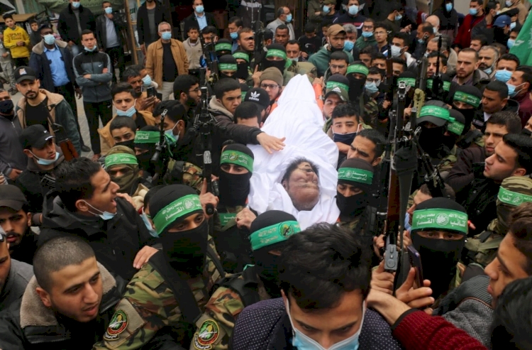 Hamas liderlerinden Dr. Yusuf Ali Ferhat törenle toprağa verildi