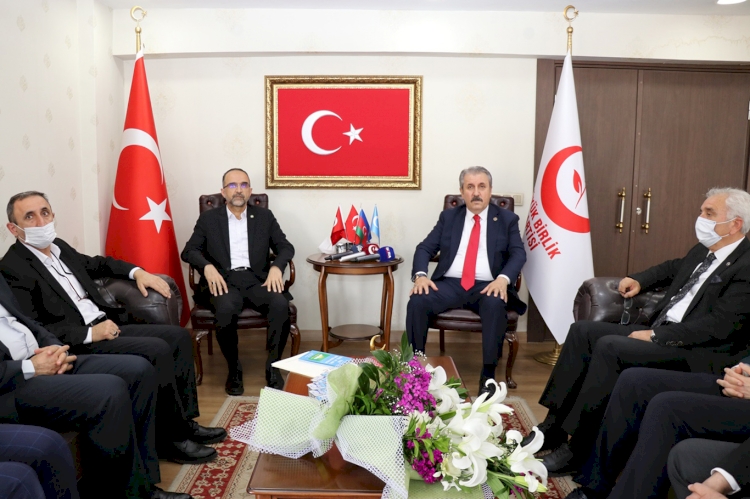 HÜDA PAR Genel Başkanı Sağlam’dan BBP Genel Başkanı Destici'ye ziyaret
