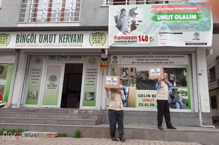 Bingöl Umut Kervanı 'Ramazan Umut Olsun' kampanyası ile muhtaçlara umut oluyor