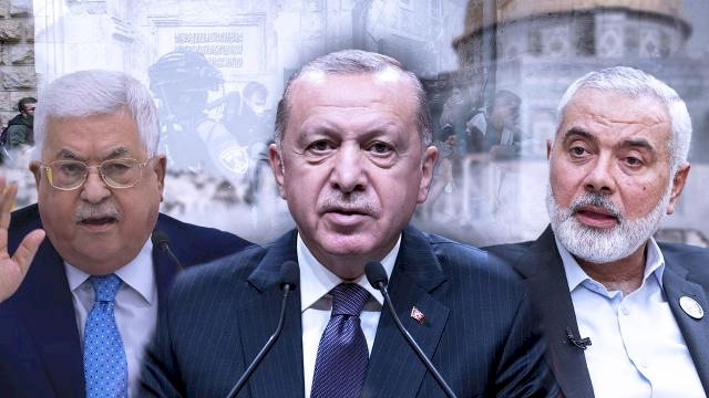 Cumhurbaşkanı Erdoğan, Mahmud Abbas ve İsmail Heniyye ile görüştü