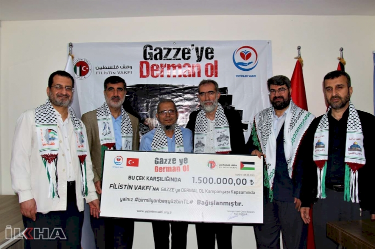 Yetimler Vakfı Gazze için 1,5 milyon TL bağış topladı