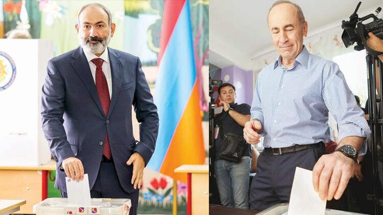 Ermenistan'da Paşinyan girdiği ikinci seçimden de galip çıktı