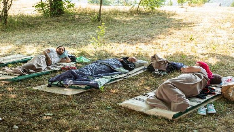 Karadağ'da en tembel kişi 117 saat yattı