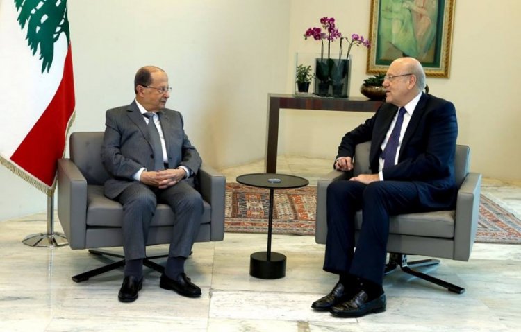 Lübnan'da yeni hükümeti kurmakla görevlendirilen Mikati, kabine üzerinde Cumhurbaşkanı ile anlaştı