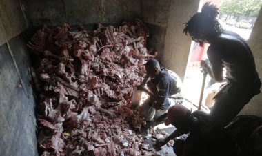 Brezilya'da hayvan leşleri arasında yemek bulmaya çalışan insanların görüntüsü infial yarattı