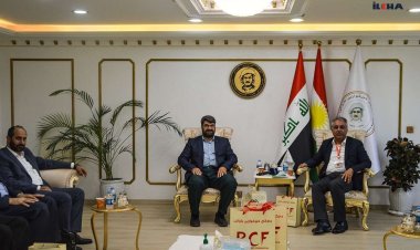 Umut Kervanı ve Avrupa Yetim Eli'nden Barzani Yardım Vakfı'na ziyaret