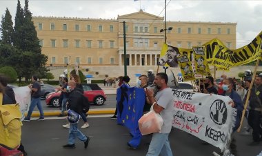 Atina'da faşizm ve ırkçılık karşıtı eylem yapıldı