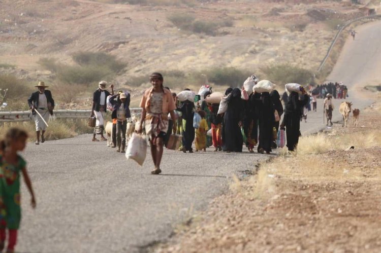 Yemen'in Marib kentinde artan çatışmalar nedeniyle geçen ay 10 bin kişi yerinden oldu