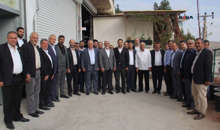 HÜDA PAR Genel Başkanı Yapıcıoğlu Mardin'de esnaf ve muhtarlarla bir araya geldi