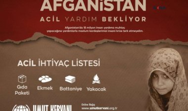 Umut Kervanı'ndan Afganistan için acil yardım çağrısı