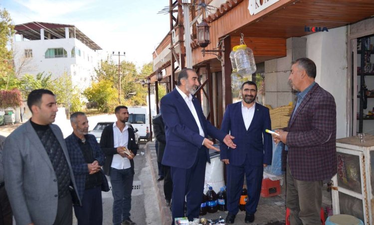 HÜDA PAR Genel Başkan Yardımcısı Yılmaz Eğil’de temaslarda bulundu