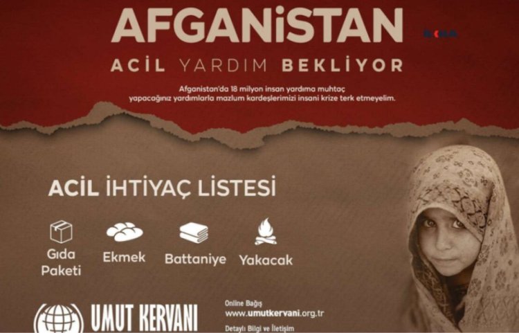 Umut Kervanı'ndan Afganistan için acil yardım çağrısı