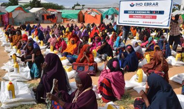 IHO EBRAR Somali’de gıda dağıtımı gerçekleştirdi