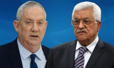 Abbas, İşgalci İsrail'in Savunma Bakanı Gantz ile özel konutunda görüştü
