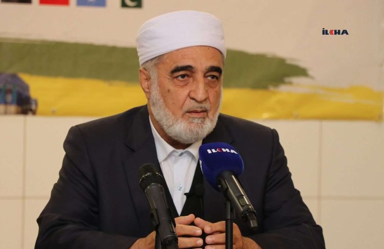 İTTİHADUL ULEMA Genel Başkanı Kılıçarslan: Her şeyimizle Kudüs'ün özgürlüğü için çalışıyoruz