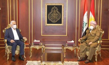 HÜDA PAR Genel Başkanı Yapıcıoğlu, Barzani ile görüştü