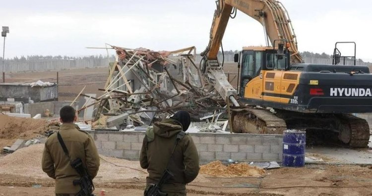 Siyonist işgalciler, 2022'de Filistinlilere ait 300 evi yıktı