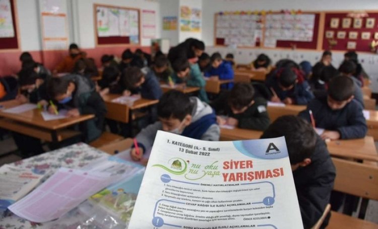 "O'nu Oku, O'nu Yaşa" Siyer Yarışması'na onbinlerce kişi katıldı