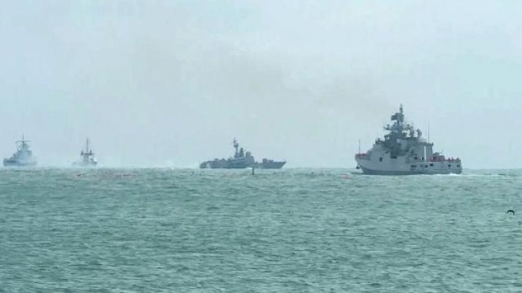 Rus savaş gemileri Hazar Denizi'nde tatbikata başladı