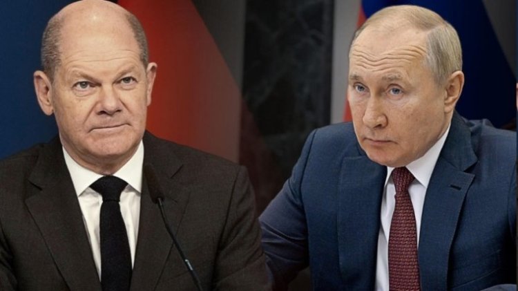 Rusya Devlet Başkanı Putin ve Almanya Başbakanı Scholz, Ukrayna’daki savaşı görüştü