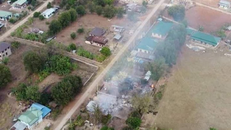 Myanmar ordusu Kayah eyaletini havadan aralıksız bombalıyor