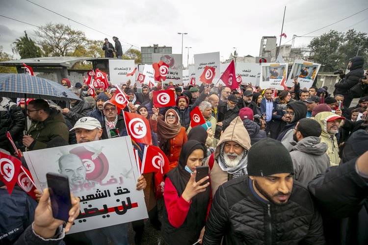 Tunus’ta Bağımsızlık Günü'nde 'darbe karşıtı' gösteri düzenlendi