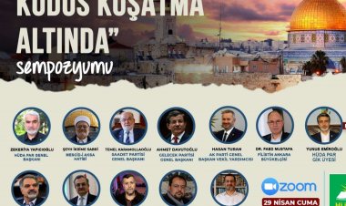 HÜDA PAR 'Kudüs' sempozyumu düzenleyecek