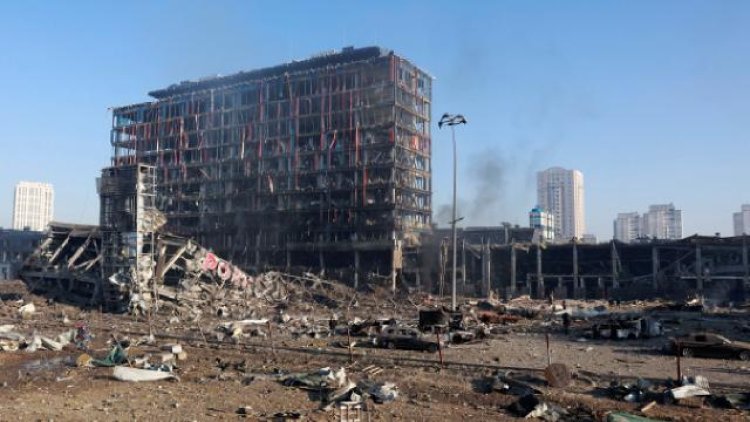 Rusya: Kiev'de füze üretilen binaları yüksek hassasiyetli füzeyle vurduk