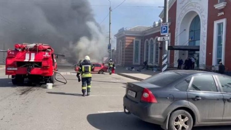 Ruslar tren istasyonunu hedef aldı: 30 ölü 100'ü aşkın yaralı