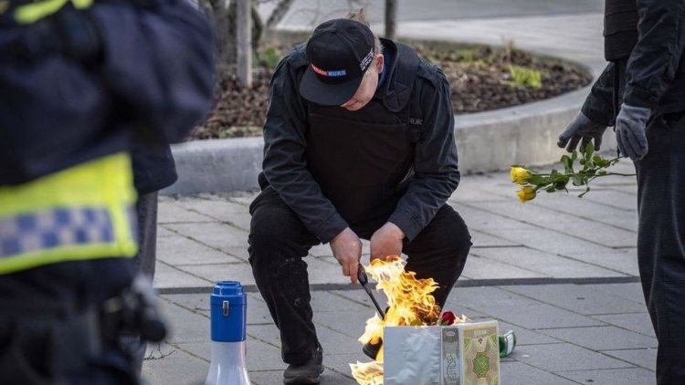 İsveç'te polis koruması altında Kur'an-ı Kerim yakma provokasyonu