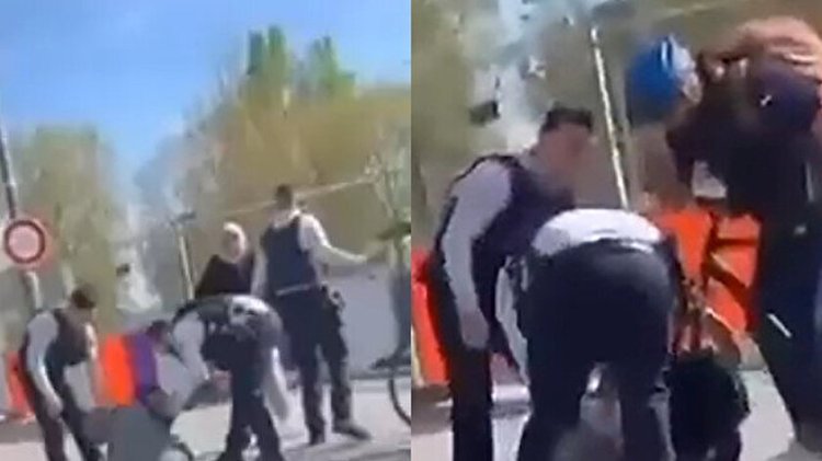 Fransa'da başörtülü kadınları darbeden polislere soruşturma