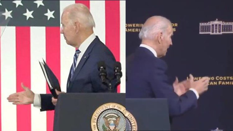ABD Başkanı Biden yine boşlukla tokalaştı