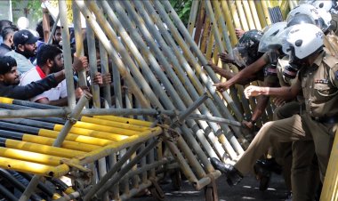 Sri Lanka'da protestocular devlet başkanlığı yerleşkesine girdi