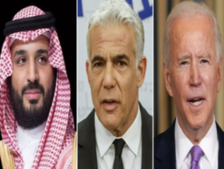 Lapid: Biden Tel Aviv'den Riyad'a barış mesajı taşıyacak