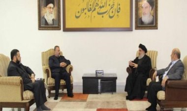 Hamas heyeti Beyrut'ta Hasan Nasrallah ile görüştü