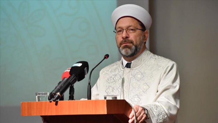 Erbaş: Sahih bir inanca sahip nesillerin yetişmesi için gayret gösteriyoruz