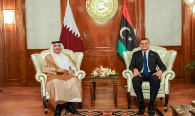 Libya Başbakanı Dibeybe, Katar Dışişleri Bakanı Al Sani ile görüştü