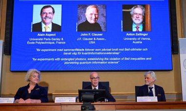 Nobel Fizik Ödülü'nü Aspect, Clauser ve Zeilinger kazandı