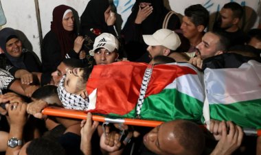 Şehid Ala Ez-Zağal'ın cenazesi büyük bir kalabalık tarafından toprağa verildi