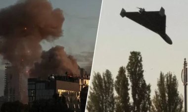 Rusya Kiev'i kamikaze İHA'larla vurdu