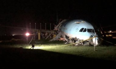 Filipinler'de yolcu uçağı pistten çıktı