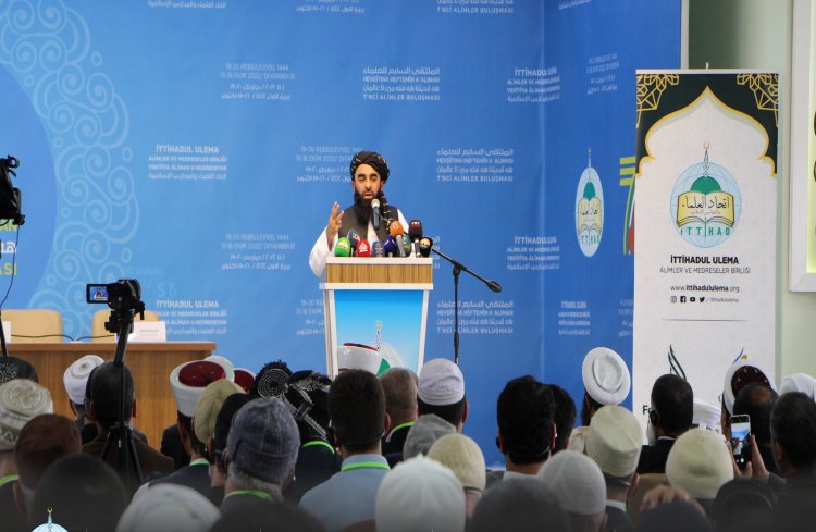 Afganistan İslam Emirliği Sözcüsü Mücahid Diyarbakır'da konuştu: Afganistan'da idari ve ahlaki ifsat en düşük seviyeye düşürüldü