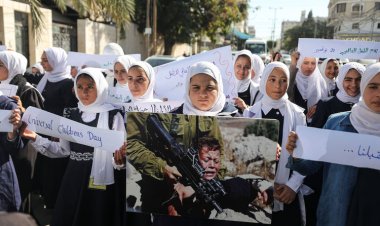 Gazzeli çocuklardan uluslararası topluma "Bizi İşgalci İsrail'den koruyun" çağrısı