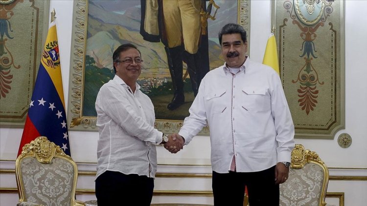 Venezuela-Kolombiya liderleri Maduro ve Petro: İnsani mücadelede birbirimize yardım edeceğiz