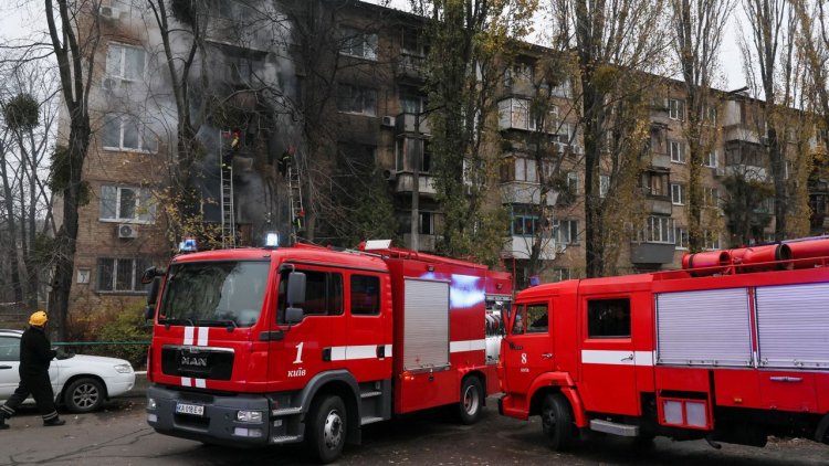 Ukrayna'nın başkenti Kiev füzelerle vuruldu