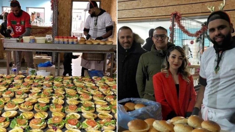 Fransa'da Müslüman lokantacı fakirleri ve yetim çocukları sevindirdi